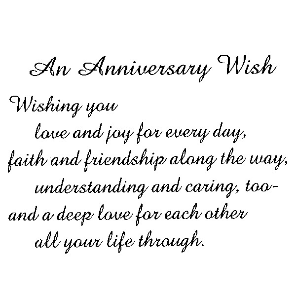 Anniversary Wish/Cling